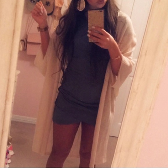 Olive Green Bodycon Dress - Picture 9 of 9